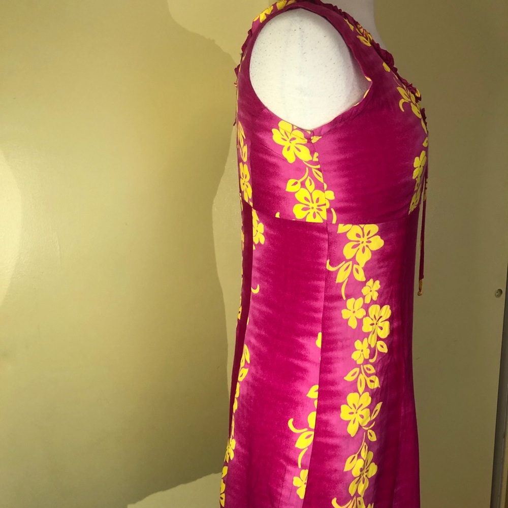 Royal Creations Floral Pink and Yellow dress - Picture 4 of 10